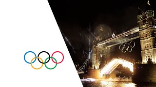 Torch Montage including David Beckham  London 2012 Olympics [upl. by Araic]