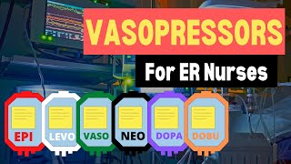 VASOPRESSORS  Emergency Nursing Tips for New grads  Must know before your first day [upl. by Aurora]