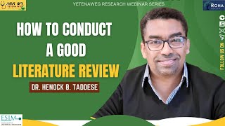 How to conduct a good Literature Review [upl. by Eidlog]