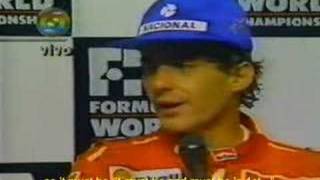 Interlagos 1991  Interview ENGLISH SUBTITLES [upl. by Rein]