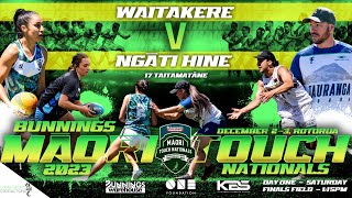 Live  Waitākere v Ngāti Hine  17 Taitamatāne  Bunnings Māori Touch Nationals 2023 [upl. by Gnohp]