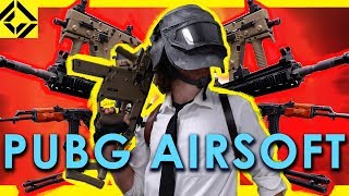 ALL the PUBG Guns for AIRSOFT [upl. by Nolyag]