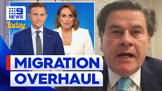 Australias migration system set to be overhauled  9 News Australia [upl. by Nairad]