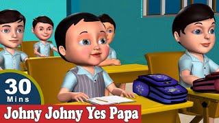 Johny Johny Yes Papa Nursery Rhymes  The Best 3D Animation Rhymes amp Songs for Children [upl. by Ecahc]