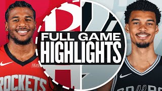 ROCKETS at SPURS  FULL GAME HIGHLIGHTS  October 26 2024 [upl. by Leiru]