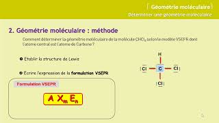 Chimie  Géométrie moléculaire Leçon 19 [upl. by Steen]