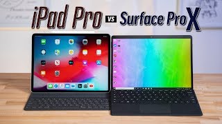 Surface Pro X vs 129quot iPad Pro  Detailed Comparison [upl. by Nawyt321]