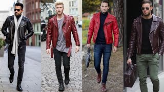 Hombre a la Moda COMO COMBINAR CHAQUETA DE CUERO Y CREAR LOOKS CASUALES [upl. by Cynara454]