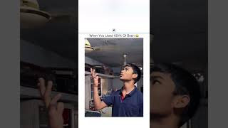 Use Brain 100  funny shorts viral hindi trendingnow trendingshorts escn meme funnyshorts [upl. by Gabe690]