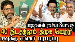 aiadmk bjp split  BJP secret survey savukku shankar latest interview [upl. by Bowrah787]