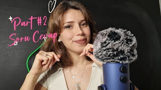 Türkçe ASMR  Soru Cevap Sorularınızı Cevaplıyorum Part 2 asmr türkçeasmr [upl. by Mccallum]