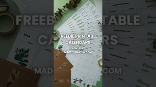 FREEBIE Printable Calendars ✨📅 [upl. by Ellitnahc]