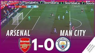 ARSENAL vs MANCHESTER CITY 10 MATCH HIGHLIGHTS • Video Game Simulation amp Recreation [upl. by Orabel]