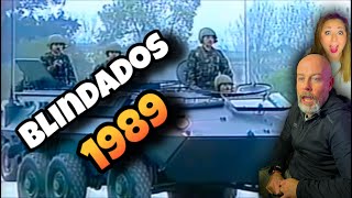 EXMILITAR ESPAÑOL REACCIONA A LOS BLINDADOS EN LA PARADA MILITAR MÁS ÉPICA DE CHILE 1989 [upl. by Corella697]