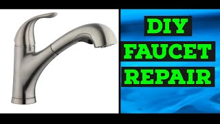 Easy Kitchen Faucet Repair  Leaking  Low Pressure [upl. by Gredel]