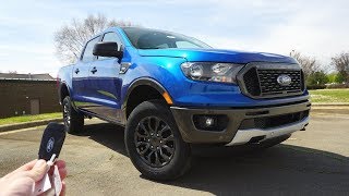 2019 Ford Ranger XLT Start Up Walkaround Test Drive and Review [upl. by Belle]