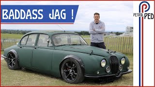 Straight Pipe Supercharged V8 Mk2 Jag UTTERLY BONKERS [upl. by Theona]