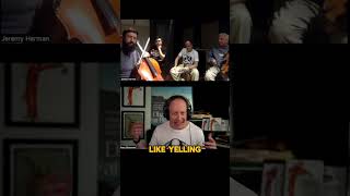 Sirius Quartet On Yelling in Rehearsals podcast violintechnique classicalmusic violinpodcast [upl. by Tiffany]