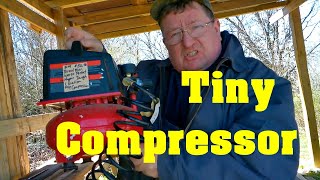 Can You Run a FRAMING NAILER on a Tiny One Gallon Compressor Homesteading 101 [upl. by Ayital995]