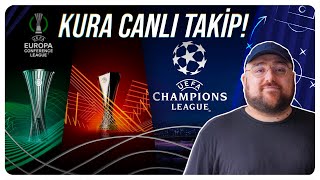 Şampiyonlar Ligi Uefa Avrupa Ligi Konferans Ligi KURA ÇEKİM YAYINI [upl. by Rainger736]