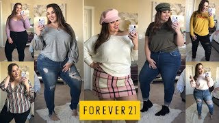 HUGE Forever 21 Plus TryOn Haul ❄️ Winter Edition ❄️  Sarah Rae Vargas [upl. by Anyaled]