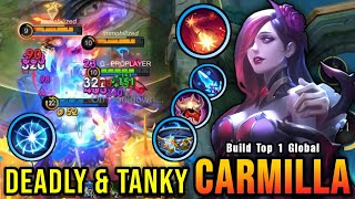 Deadly amp Tanky Super Tank Carmilla MVP Plays  Build Top 1 Global Carmilla  MLBB [upl. by Hgielram712]