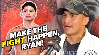 Vergil Ortiz Jr TRUTH on Ryan Garcia fight  tells him LETS RUN IT after call out [upl. by Ydac]