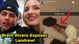 Brent Rivera Exposes Lexi Rivera and Andrew Davila Kissing 💞😱 landrew [upl. by Flavius]