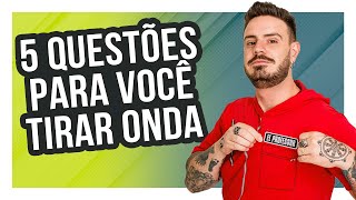 5 QUESTÕES SOBRE TRANSIVIDADE VERBAL [upl. by Fondea378]