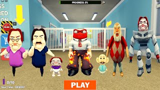 All Morphs Unlocked BETTYS NURSERY ESCAPE FIRST PERSON OBBY  Playing as Anger Inside Out Morph [upl. by Norod]