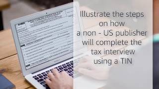 Filling out the KDP non  US tax interview [upl. by Adnahsam102]