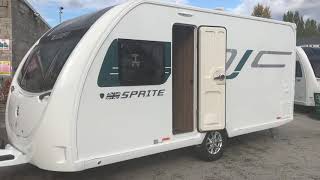 Sprite Alpine 4 2019 4berth fixed bed lightweight touring caravan for sale at North Western Caravans [upl. by Madaih]