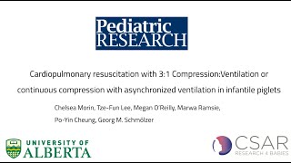 31 CompressionVentilation vs chest compression with asynchronized ventilation in infantile piglets [upl. by Lanor514]