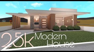 BLOXBURG 25K MODERN FAMILY HOUSE  NOGAMEPASS [upl. by Eelyma]