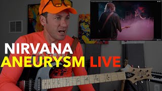 Guitar Teacher REACTS NIRVANA  Aneurysm Live At The Paramount Seattle  1991 [upl. by Ranite]