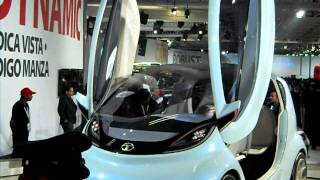 TATA PIXEL  NANO latest ELRCTRIC car concept  auto expo [upl. by Amikay]