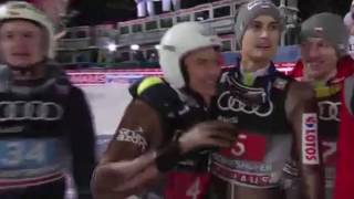 Kamil Stoch  Zwycięzca 65 TCS  20162017  Wszystkie Skoki [upl. by Ewart]