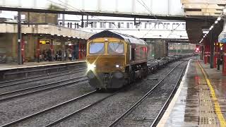 66710 4s57 Hams Hall GBRf  Mossend Euroterminal GBRf 22nd December 2023 [upl. by Holt]