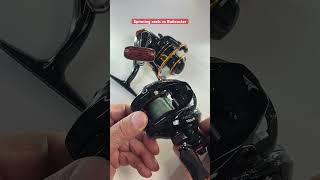 Baitcaster fishing Reel Vs Spinning Fishing Reel fishing bass fishingvideo fishingvideo [upl. by Hayyim431]