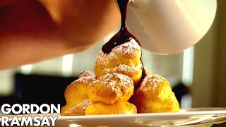 Perfect Chocolate Profiteroles  Gordon Ramsay [upl. by Elurd]