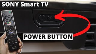 Where is Power button on Sony Bravia Smart TV and Its Function [upl. by Lowrie174]