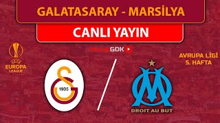 GALATASARAY MARSİLYA MAÇI CANLI İZLE  AVRUPA LİGİ [upl. by Nylrem]