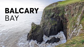 The Spectacular Cliffs of BALCARY BAY in DUMFRIES AND GALLOWAY  Scotland Walking Tour  4K  60FPS [upl. by Mhoj74]