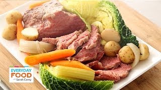 SlowCooker Corned Beef and Cabbage  Everyday Food with Sarah Carey [upl. by Gurl753]