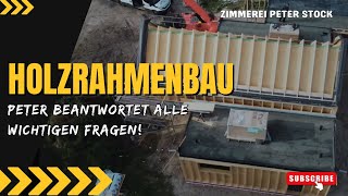 Holzrahmenbau  Rohbau Wandaufbau Dämmung Fassade Preise Vorteile und weitere Infos  Holzbau [upl. by Rush]