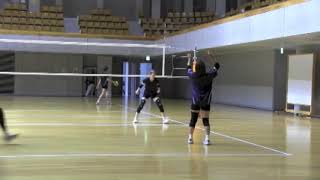 Japan Pro Volleyball Ball Control Routine [upl. by Nosnek]