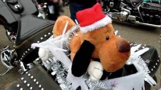 Santa Claus rides Harley  Alemannen Chapter Germany auf NikolausTour [upl. by Kotz]