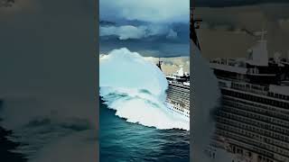 Is the Cruise Ship Safe After Being Swallowed by the Massive Wave scaryocean oceanship ocean [upl. by Forster]