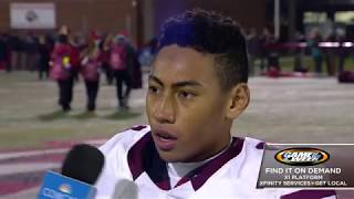 Trevor Cabanban Loyola Academy Football  CN100 Player of the Game [upl. by Ademordna]