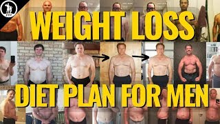 Mens Diet Plan To Lose Weight EASY and SUSTAINABLE [upl. by Medardas]